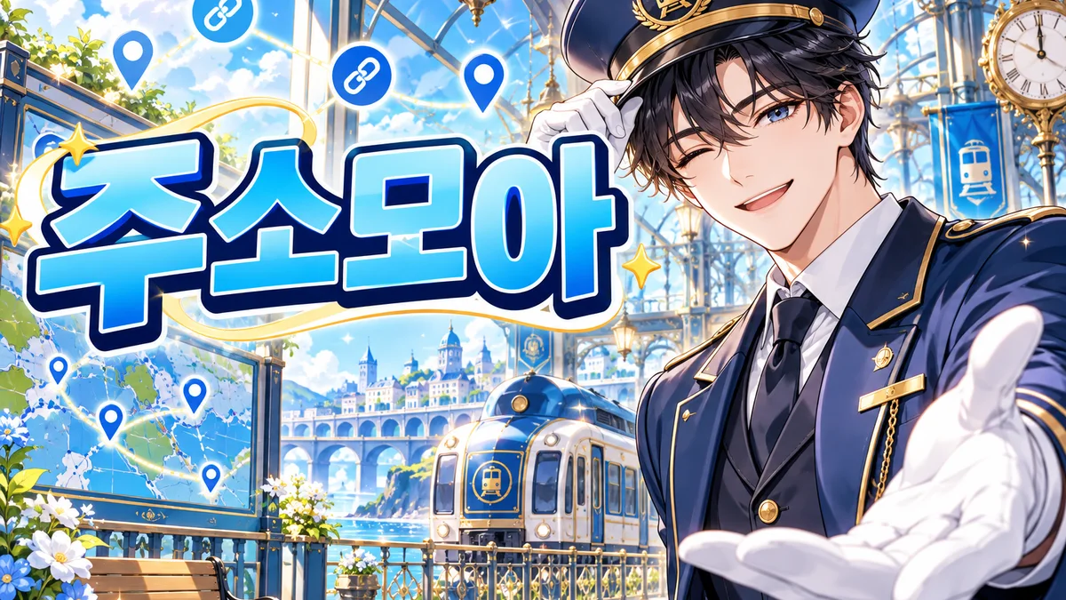 큰 글씨와 넓은 버튼으로 만든 팝포 주소모아
