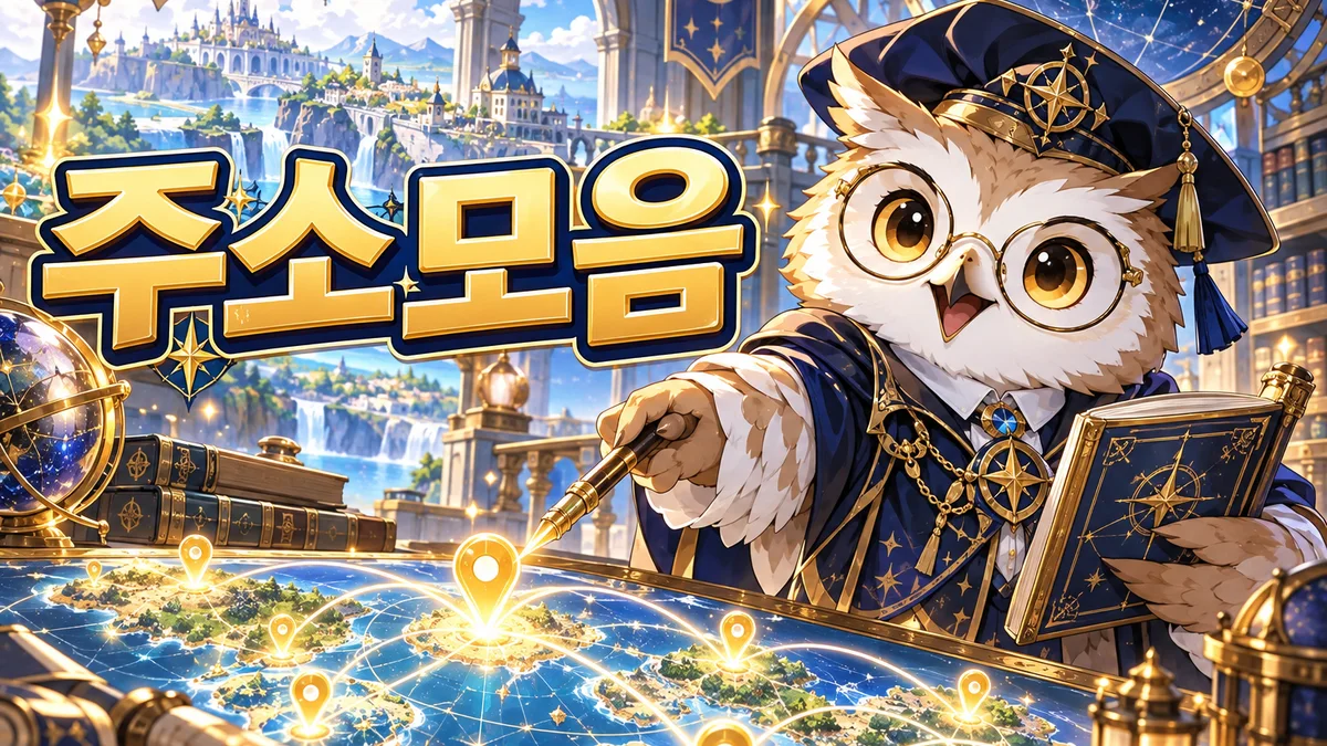 팝포 주소모아 접속 확인 결과 안내